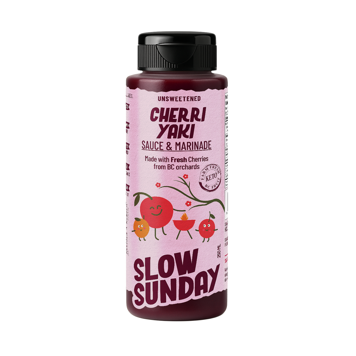 Slow Sunday teriyaki sauce bottle